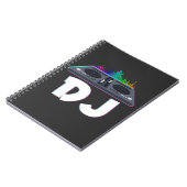 DJ Techno Music Producer Electro Musician Notizblock (Linke Seite)