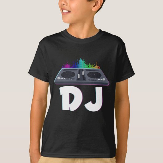 DJ Techno Music Producer Electro Musician T-Shirt (Vorderseite)