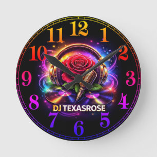 DJ TEXASROSE 2 RUNDE WANDUHR