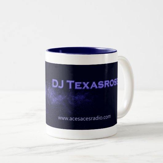 DJ Texasrose Tasse (VorderseiteRechts)