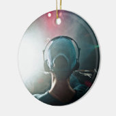 DJ Themed, Ansicht hinter DJ-Stand mit den Keramikornament (Links)