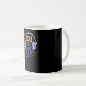 DJ turn the music up Kaffeetasse (VorderseiteRechts)
