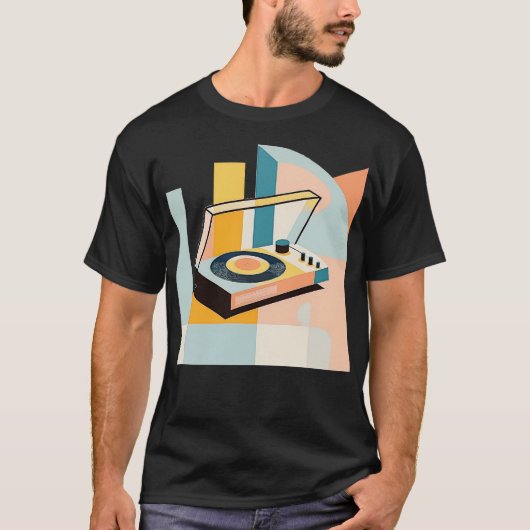 Dj Turntable 3 T-Shirt (Vorderseite)