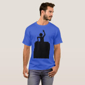 DJ - Turntable - EDM - Electronic Dance Music - T-Shirt (Vorne ganz)