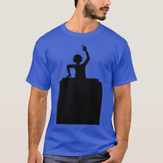 DJ - Turntable - EDM - Electronic Dance Music - T-Shirt (Vorderseite)