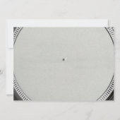 DJ Turntable Einladung (Rückseite)