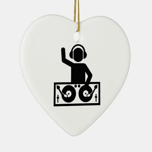 DJ-Turntable Keramikornament (Rechts)