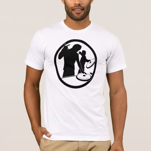 DJ-Turntable-Logo T-Shirt (Vorderseite)