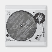 DJ-Turntable Magnet (Vorne)