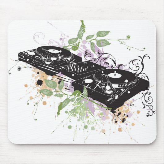 DJ-Turntable Mousepad (Vorne)
