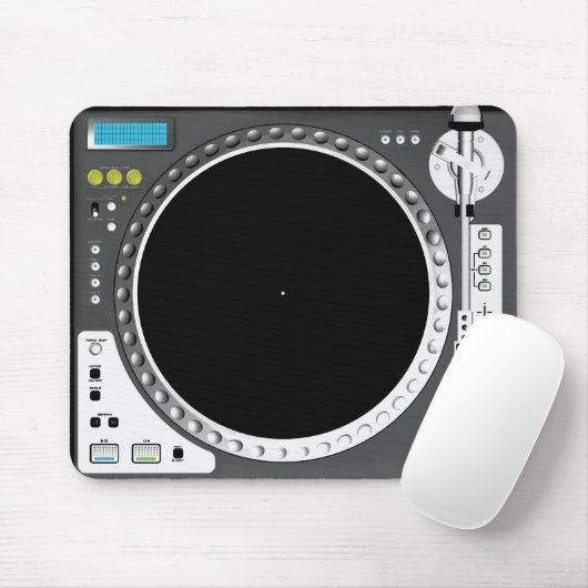 DJ Turntable Mousepad (Mit Mouse)