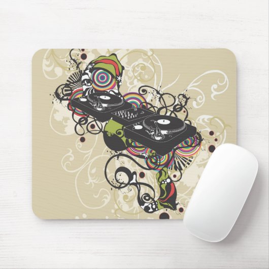 DJ Turntable Mousepad (Mit Mouse)