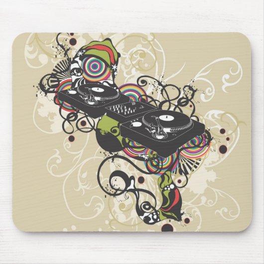 DJ Turntable Mousepad (Vorne)