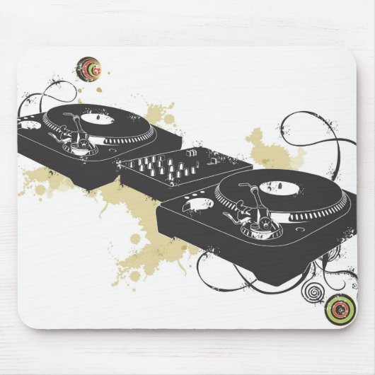 DJ-Turntable Mousepad (Vorne)