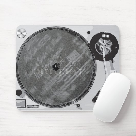 DJ-Turntable Mousepad (Mit Mouse)