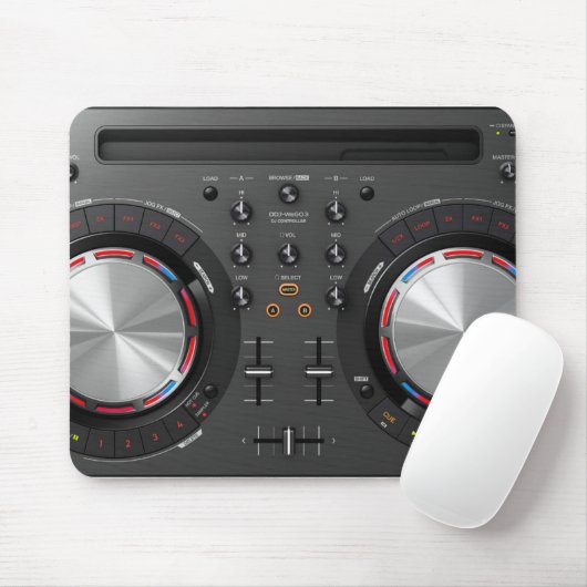 DJ-Turntable Mousepad (Mit Mouse)