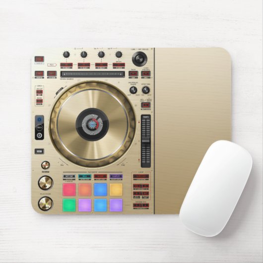 DJ Turntable Mousepad (Mit Mouse)