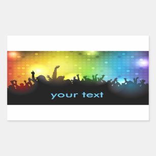 DJ-Turntable-Party Aufkleber