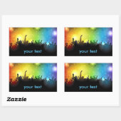 DJ Turntable Party Sticker (Blatt)