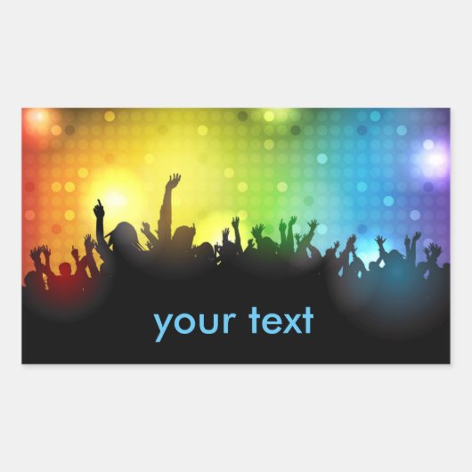 DJ Turntable Party Sticker (Vorderseite)