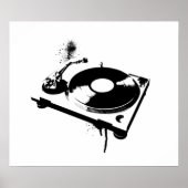 DJ-Turntable Poster (Vorne)