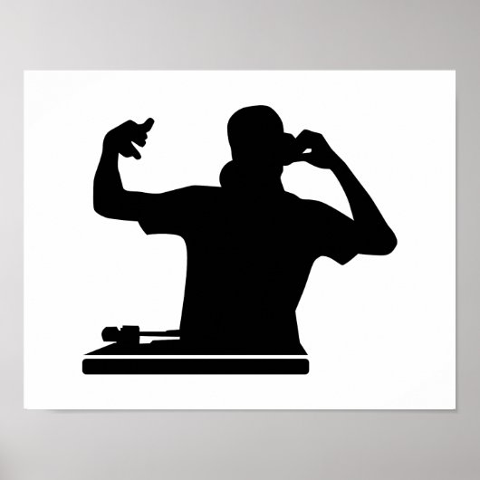 DJ-Turntable Poster (Vorne)