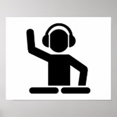 DJ-Turntable Poster (Vorne)