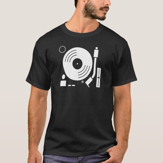 DJ Turntable Record Deck T-Shirt (Vorderseite)