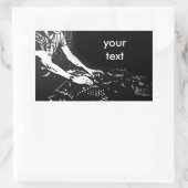 DJ Turntable Sticker (Tasche)