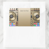 DJ Turntable Sticker (Tasche)