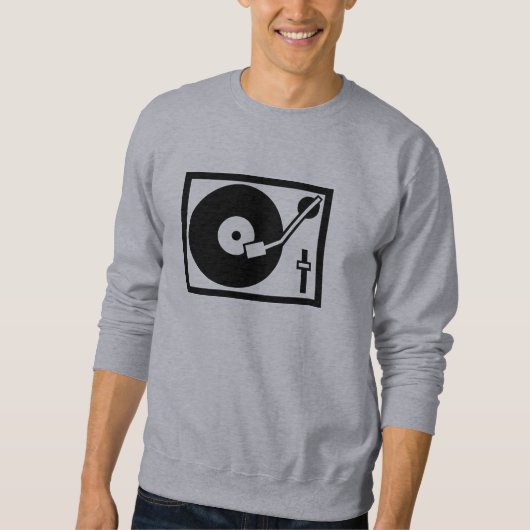 DJ - Turntable Sweatshirt (Vorderseite)