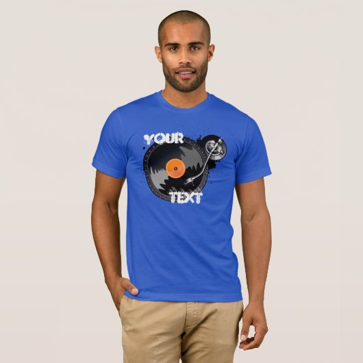 DJ-Turntable T - Shirt (Vorne ganz)