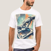 DJ Turntable T - Shirt Design (Vorderseite)