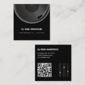 DJ-Turntable Telefonnummerkarte (Vorne/Hinten)