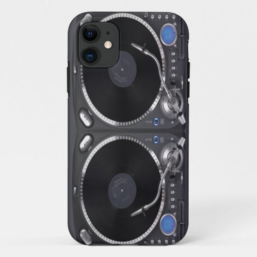 DJ-Turntable VOL2 Case-Mate iPhone Hülle (Rückseite)