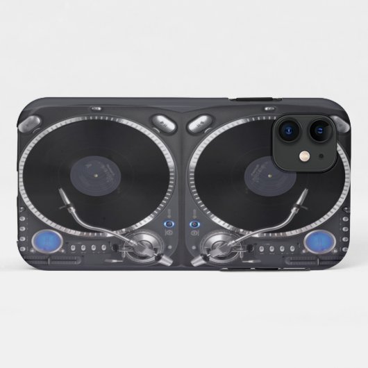 DJ-Turntable VOL2 Case-Mate iPhone Hülle (Rückseite (Horizontal))