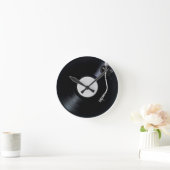 DJ turntable Wall Clock Runde Wanduhr (Zuhause)