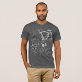 DJ-Typografie T-Shirt (Vorne ganz)
