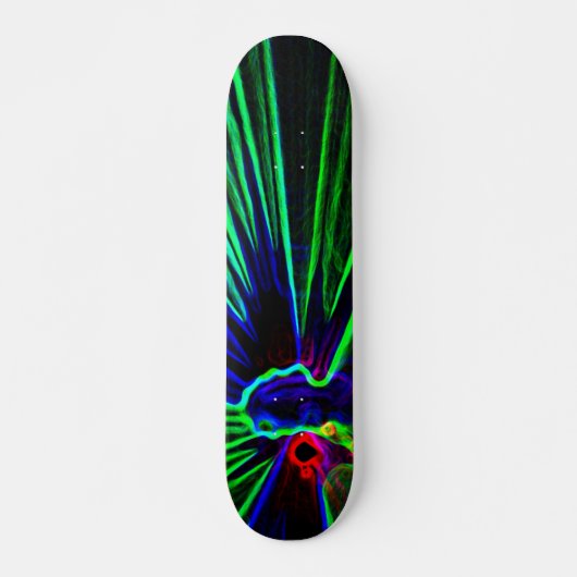 DJ- und Laserlichtskateboard Skateboard (Vorne)