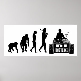 DJ und MC's Vinyl-Liebhaber DJ Dubstep-Geschenke Poster