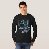 DJ-Vati-angesagtes Hopfenbaby-Duschen-Shirt T-Shirt (Vorne ganz)