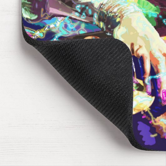 DJ-VEREIN-MÄDCHEN MOUSEPAD (Ecke)