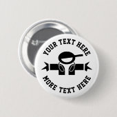 DJ-Verleihknopf für DJ-Diskjockey Button (Vorne & Hinten)