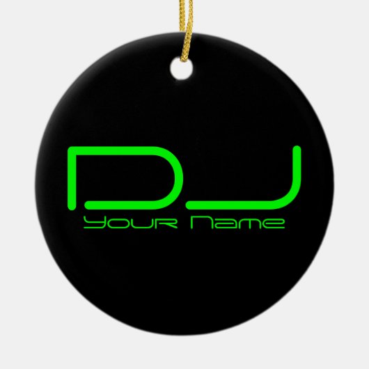DJ-Verzierung Keramik Ornament (Vorne)