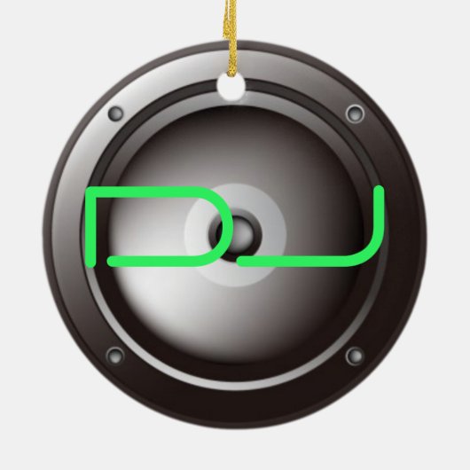 DJ-Verzierung Keramik Ornament (Hinten)