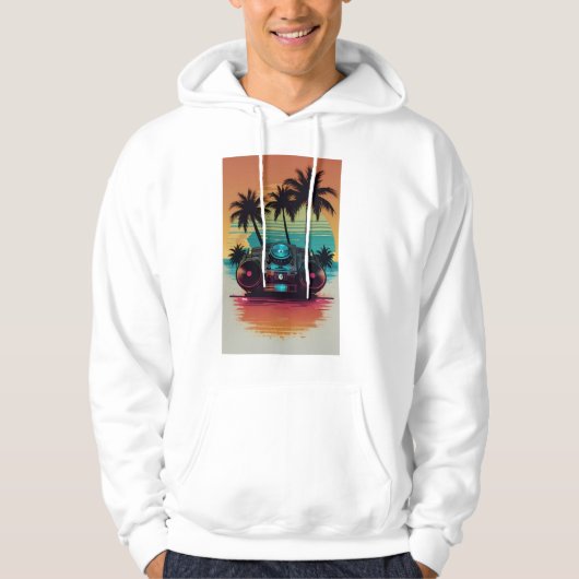 🎧 DJ Vibes Hoodie – Party-Modus AN 🔥 (Vorderseite)