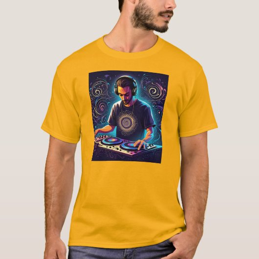 DJ Vibes T - Shirt Design (Vorderseite)