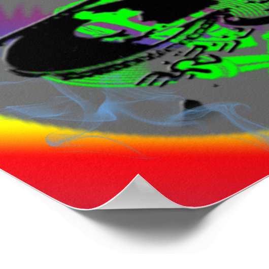 DJ Vinal Spinner Poster (Ecke)