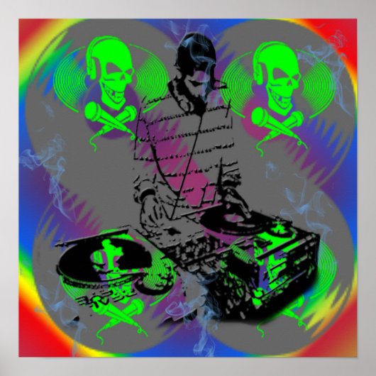 DJ Vinal Spinner Poster (Vorne)
