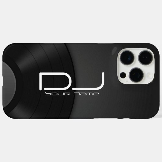 DJ Vinyl Case-Mate iPhone Hülle (Rückseite (Horizontal))